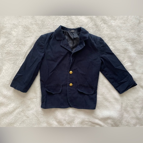 24 month Navy Blazer with Gold Buttons - Picture 1 of 6